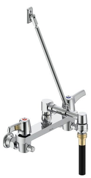 Commercial 28C8 28C8173 Two Handle 8 In Wallmount Service Sink Faucet