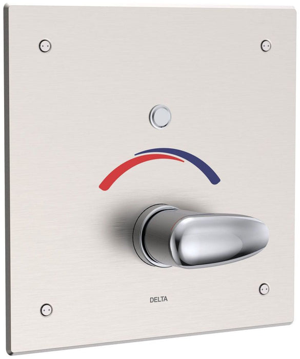 Commercial 860T 861T107 Electronic Shower Trim with Push Button Activator- Battery
