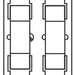Delta Universal Showering Components EP103084 Fuse Con168351/FAUUSC
