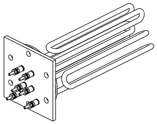 Delta Universal Showering Components EP103191 Heating Element 24kW 208V 1PH