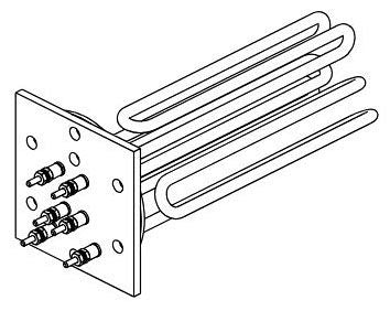 Delta Universal Showering Components EP103529 Htg Elm DF 15kW,208v,1ph WILCO