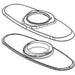 Delta Sandover RP100128SP Escutcheon & Base Plate