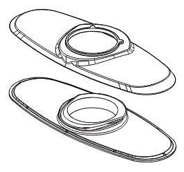 Delta Sandover RP100128 Escutcheon & Base Plate