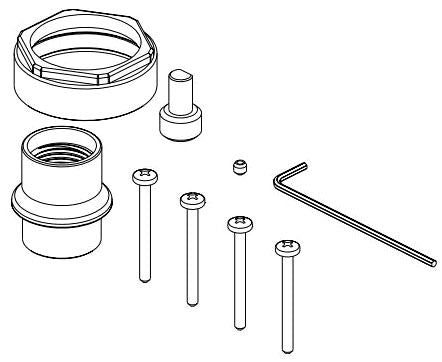 Brizo RP100160BL Pressure Balance Valve with Integrated Diverter Extension Kit