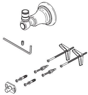 Brizo Rook RP100199RB Slide Bar Bracket