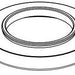 Brizo Levoir RP100226GL Handle Escutcheon