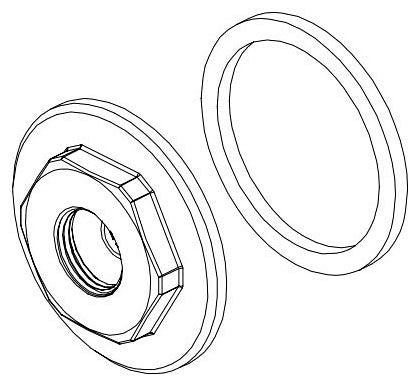 Brizo Levoir RP100295 Bonnet Nut and Gasket