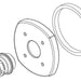 Delta Stryke RP100332BL Spout Flange & Gasket - WM Tub Filler
