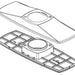 Delta Vesna RP100345SP Escutcheon & Baseplate