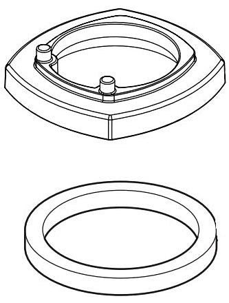 Delta Stryke RP100359BL Escutcheon - 1H Single Hole Bath Faucet
