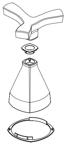 Delta Stryke: Handle - 2O Left ASM Bath Faucet