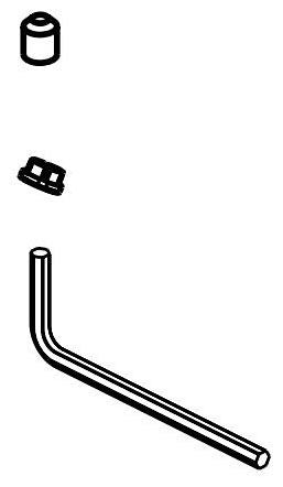 Delta Stryke RP100376SS Screw & Button - 1O FM Tub Filler/ 14S