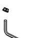 Delta Stryke RP100376 Screw & Button - 1O FM Tub Filler/ 14S