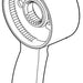 Delta Stryke:RP100377SS Handle - 1L Volume 17S Shower/ 27S Div