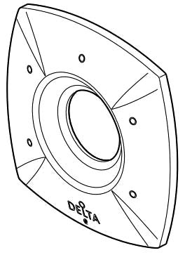 Delta Stryke:RP100382SS Escutcheon - Diverter Trim 6-Setting