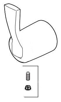Delta Stryke RP100383BL Handle - 3/6-Setting Div