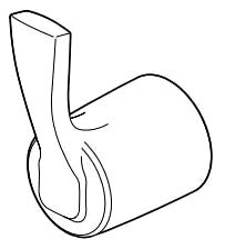 Delta Stryke:RP100383 Handle - 1L 3/ 6-Setting Div