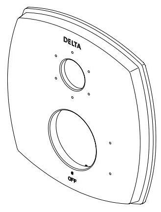 Delta RP100388RB Escutcheon - Div Trim 6-Settng 24S