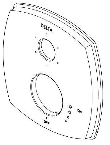Delta RP100391RB Escutcheon - Div Trim 6-Setting 27S/ 27T