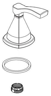 Delta Stryke RP100393BL Handle - Right ASM Roman Tub
