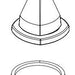 Delta Stryke RP100395BL Handle - 2O Right ASM Roman Tub
