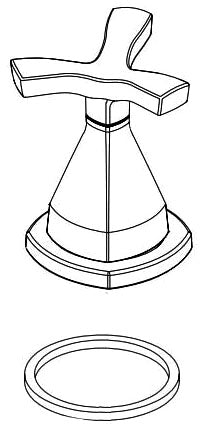 Delta Stryke:RP100395SS Handle - 1O Right ASM Roman Tub