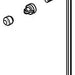 Delta Stryke RP100406 Screw & Button - Base Hand Shower