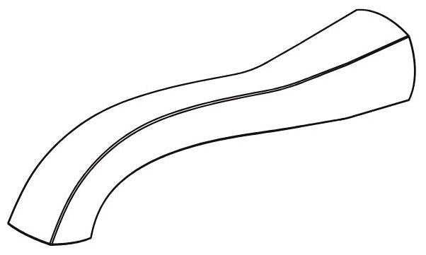 Delta Stryke: Spout - Wall-Mount Bath Faucet