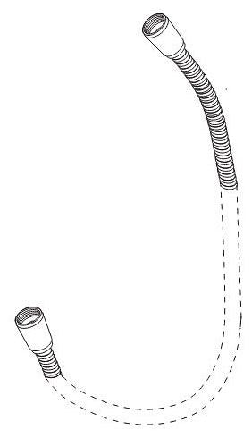 Delta Universal Showering Components RP100418CZ Hose Assembly