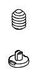 Brizo Virage RP100427BN SetScrew & Button