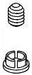 Brizo Levoir RP100428BNX Set Screw and Button