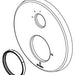 Brizo Levoir RP100432GL 3F Escutcheon and Valve Seal