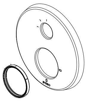 Brizo Levoir RP100432PN 3F Escutcheon and Valve Seal