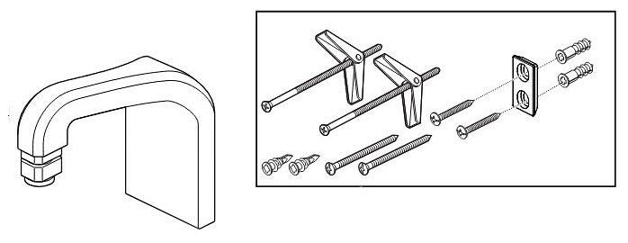 Brizo Levoir RP100437NK Bracket - Slidebar