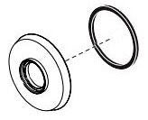 Brizo Levoir RP100450GL Handle Base and Gasket