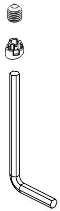 Delta Trinsic RP100455 Screw & Button - Wall-Mount Tub Filler