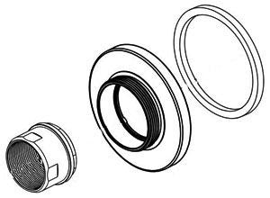 Delta Trinsic RP100461BL Handle Flange & Nut - WM Tub Filler