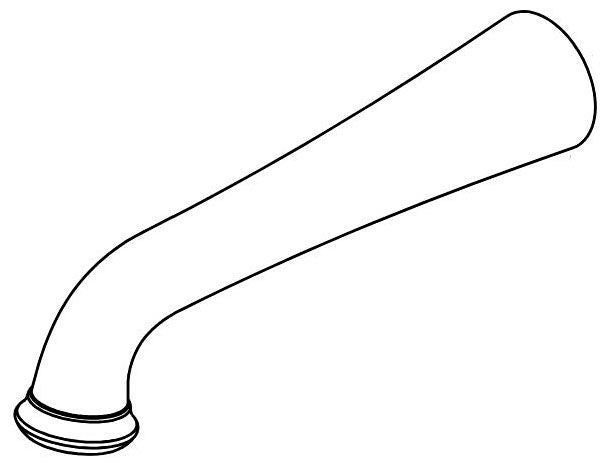 Delta Cassidy RP100463 Spout - Wall-Mount Tub Filler