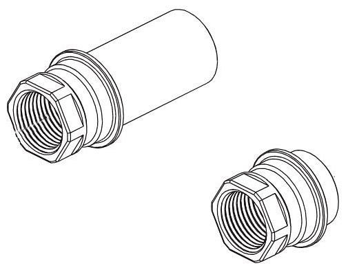 Delta Cassidy RP100467 Spout Mounting Nut - WM Tub Filler