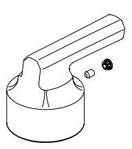 Brizo Levoir RP100482BNX Lever Valve Handle