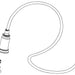Brizo Rook RP100565PN Hose & Sprayer Assembly