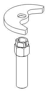 Brizo Atavis RP100596 Stud Nut Gasket Washer Assembly