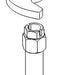 Brizo Atavis RP100596 Stud Nut Gasket Washer Assembly
