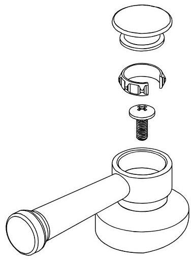 Brizo Atavis RP100598BL Handle Cap Screw & Bushing