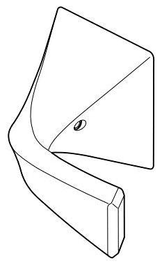 Brizo Virage RP100662RB Wall Mount Tub Filler Handle - Cold
