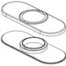 Delta RP100695 Escutcheon and Gasket - Centerset Three Hole