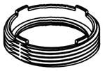 Delta RP100706 Threaded Handle Adapter - Two Handle Centerset (Single)