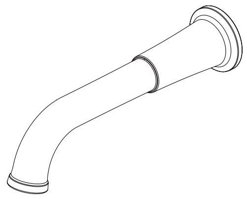 Delta RP100709KS Spout Assembly - Wall Mount Bath