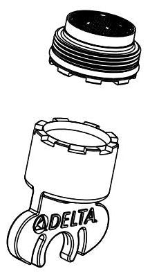 Delta RP100710KS Set Screw, Cover and Wrench - Wall Mount Bath Spout