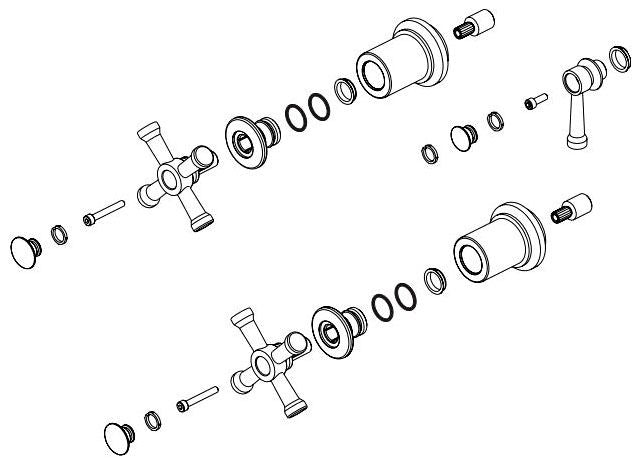 Brizo Atavis RP100728PN Handle Kit